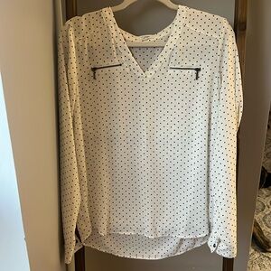 Maurice’s polka dot blouse size M